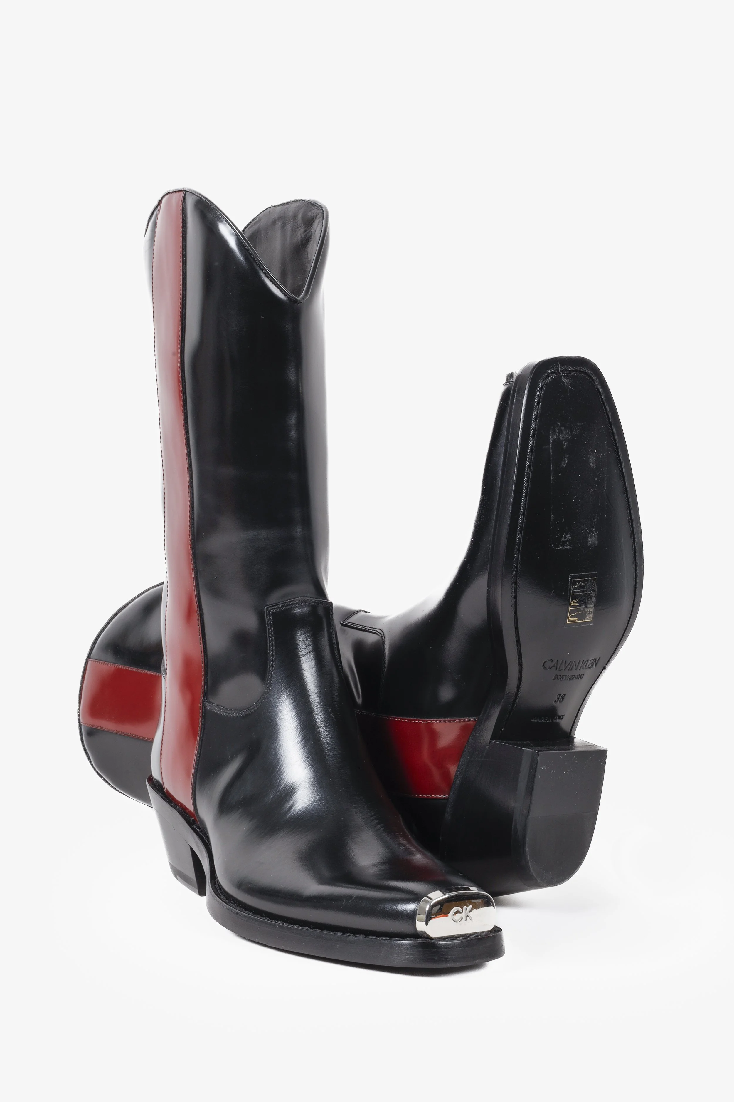 Calvin klein cowboy boots mens on sale